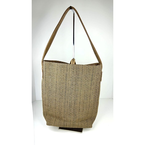 Maggie Mather Shoe Carryall Straw Weave Tote Bag Pickleball Golf BeachPurse $165 - Picture 2 of 9
